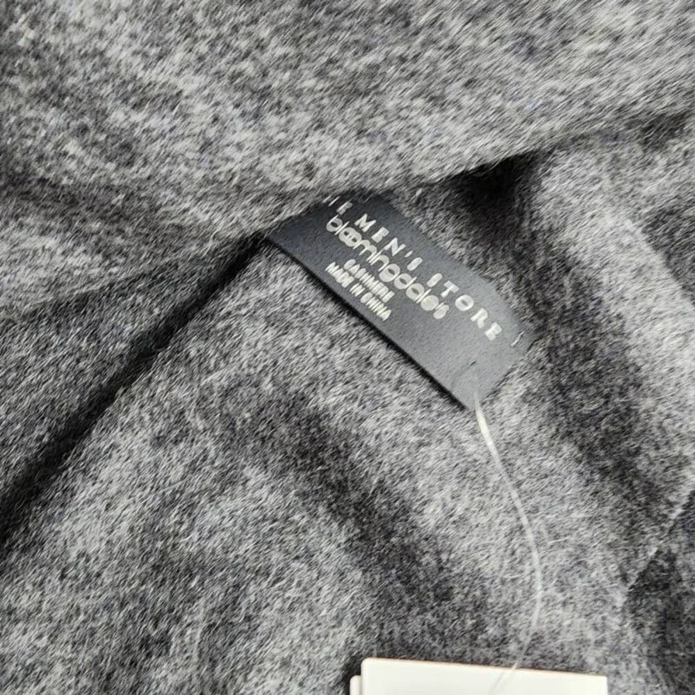The Men's Store at Bloomingdale's Solid Cashmere Scarf One Size Charcoal